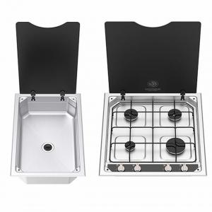 CCG 2120 Thetford Linear Sink Bowl & Hob Combo/Separates
